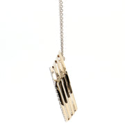 Quad Shadow Box Diamond Necklace