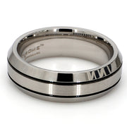 Comfort-Fit Mixed Plain Metal Band