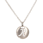 Signet-R Diamond Necklace