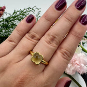 Lemon Clover Fashion Ring