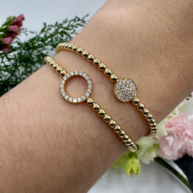 Cluster Stretch Diamond Bracelet