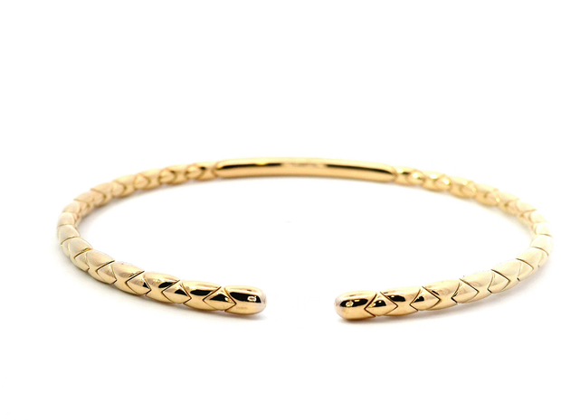 Gold & Diamond Cuff Bracelet