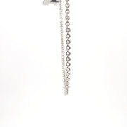 White Gold Cable Necklace