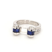 Sapphire Open Half-Way Band
