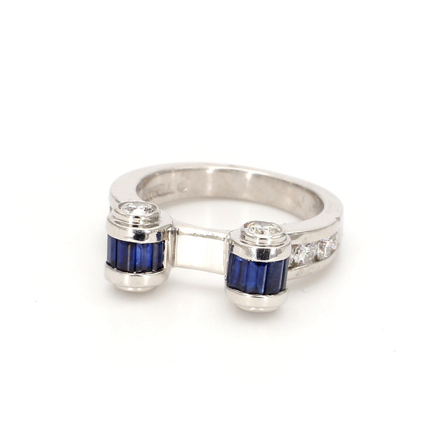 Sapphire Open Half-Way Band