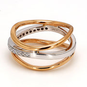 Twist Diamond Fashion Ring