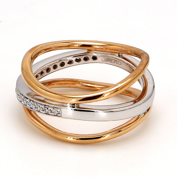 Twist Diamond Fashion Ring