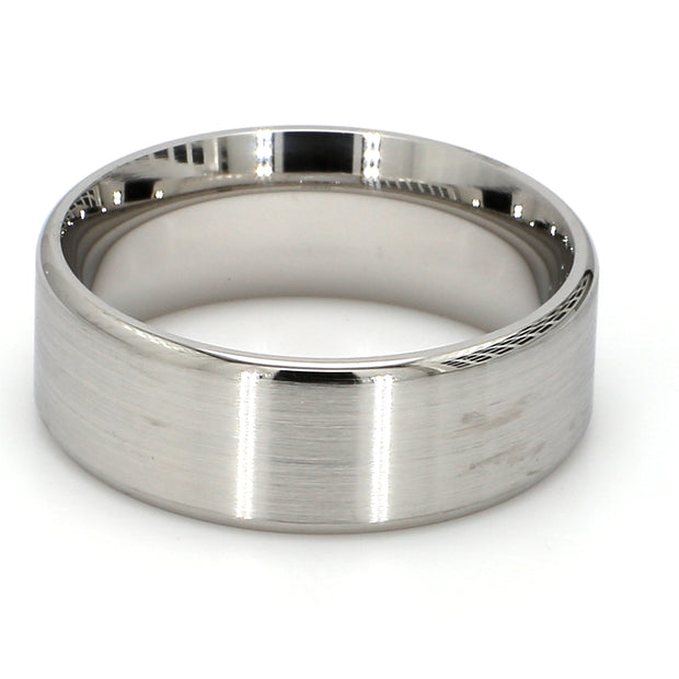 Cobalt White Metal Gent's Band by Ritani