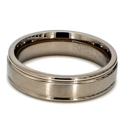 Grooved Mixed Plain Metal Band