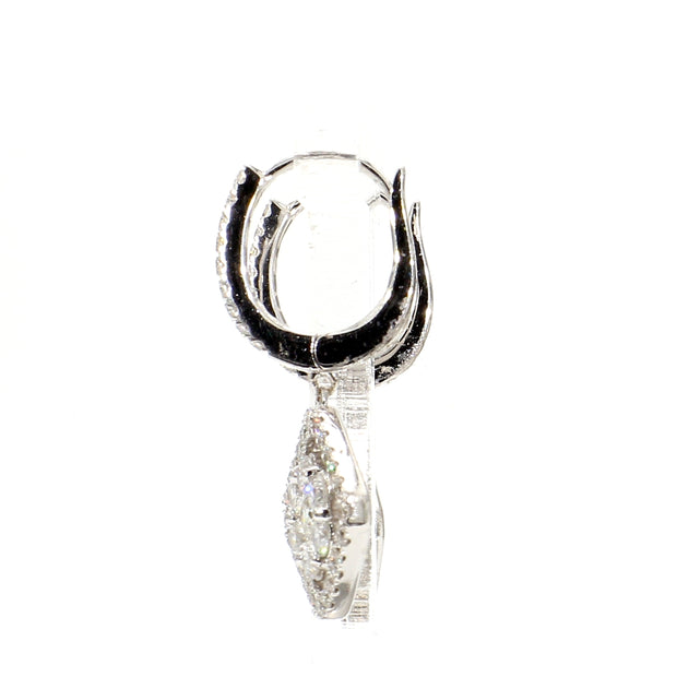 Drop Diamond Earrings