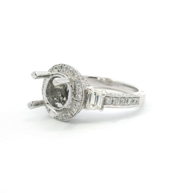 Halo Engagement Ring