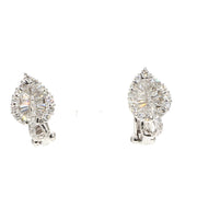 Diamond Leaf Earrings