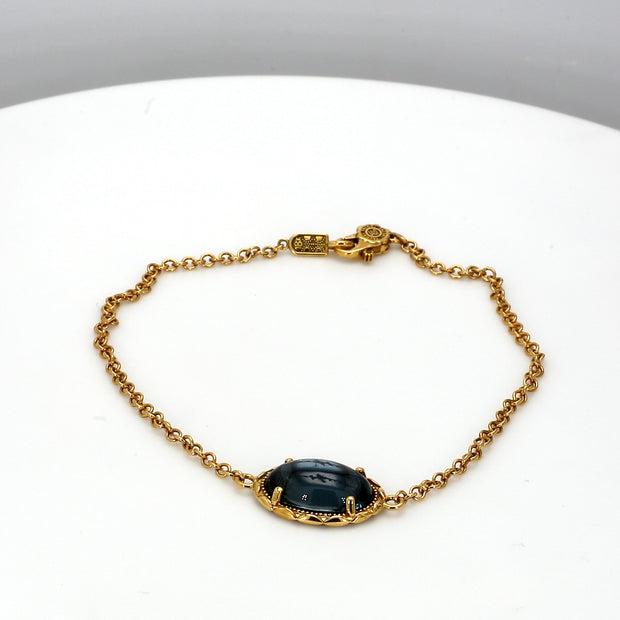 Hematite Chain Gemstone Bracelet