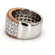 Diamond & Rose Gold Anniversary Band