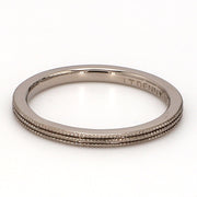 Milgrain Plain Band