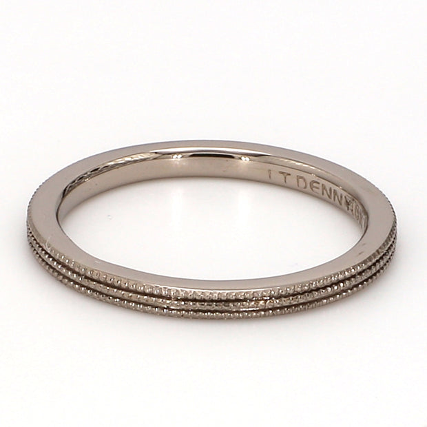 Milgrain Plain Band