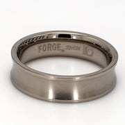Concaved Mixed Plain Metal Band