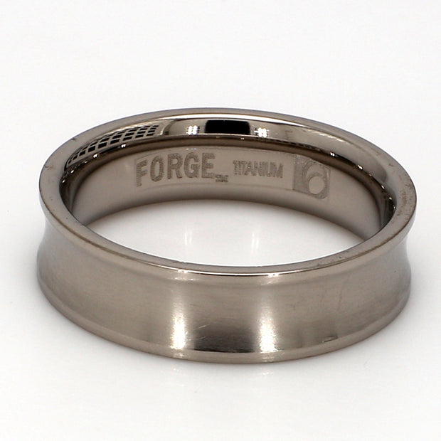 Concaved Mixed Plain Metal Band