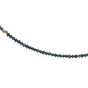 Noir Black Diamond and Gold Necklace