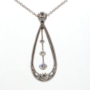 TACORI Dangle Drop Diamond Necklace