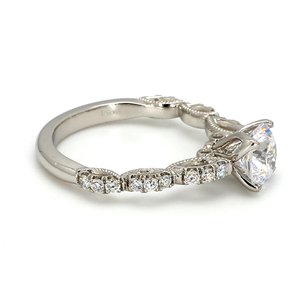 Pave Engagement Ring