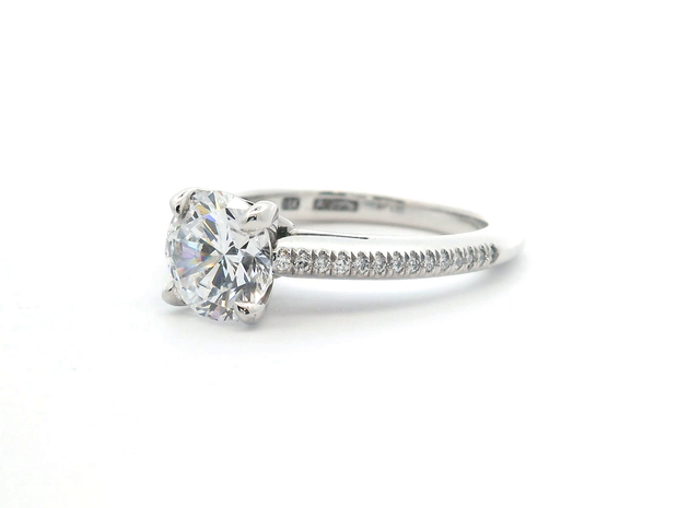 Pave Engagement Ring