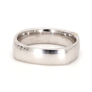 European-Shank Polished Platinum Band