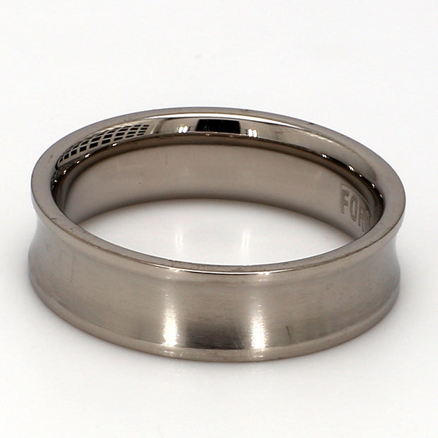 Concaved Mixed Plain Metal Band