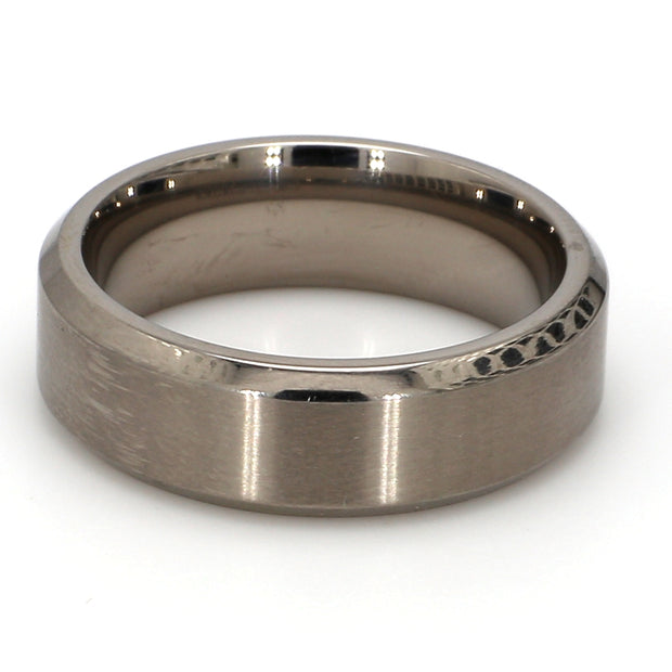 Comfort-Fit Mixed Plain Metal Band