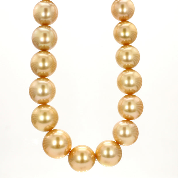 Golden South Sea Pearl Necklace