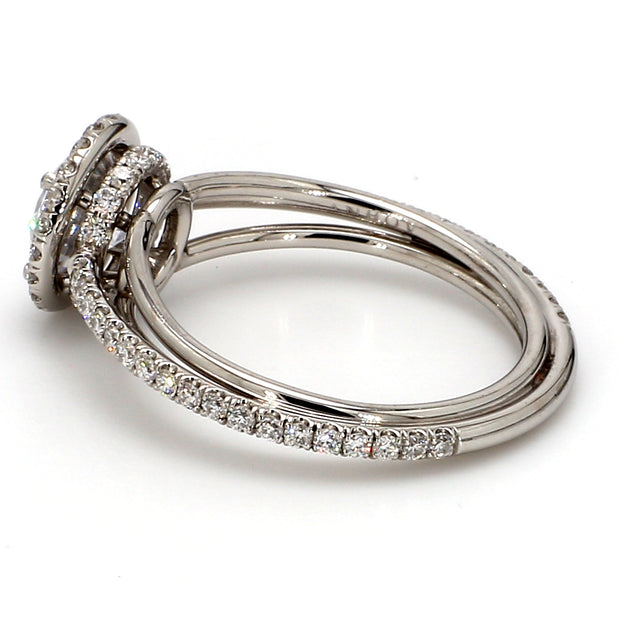Halo Engagement Ring