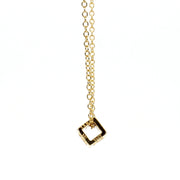Cube Diamond Necklace