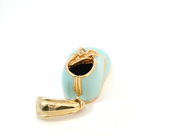 Charming Baby Shoe Pendant