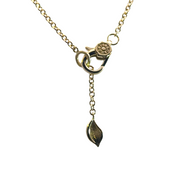 Dahlia | Petal Diamond Pavé Station 32" Necklace in 18kt Yellow Gold