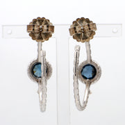 TACORI Blue Topaz Hoop Earrings