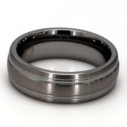 Comfort-Fit Mixed Plain Metal Band