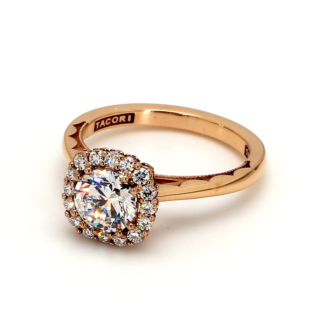 TACORI Sculpted Crescent Engagement Ring L T DENNY