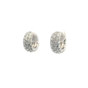 Diamond Huggie Earrings