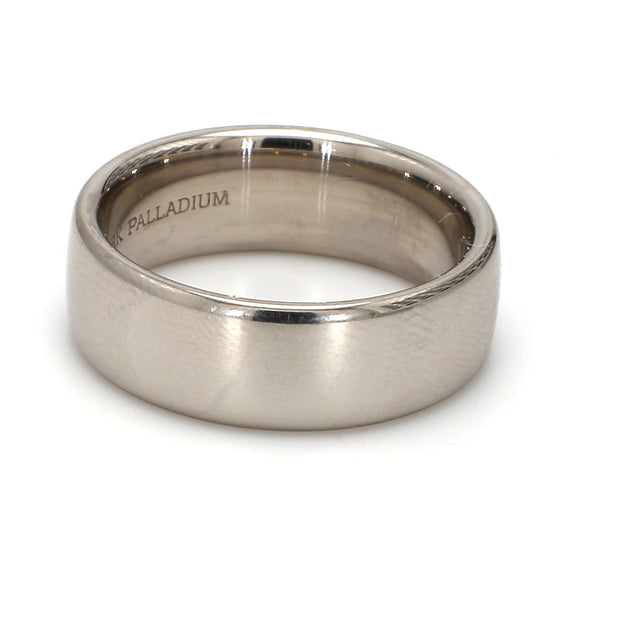 Comfort-Fit Polished Plain Metal Band
