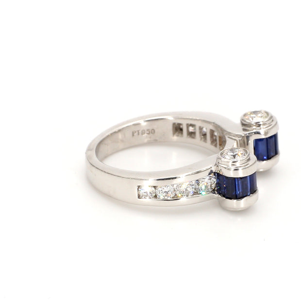 Sapphire Open Half-Way Band