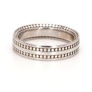Tubetto Textured Plain Metal Band