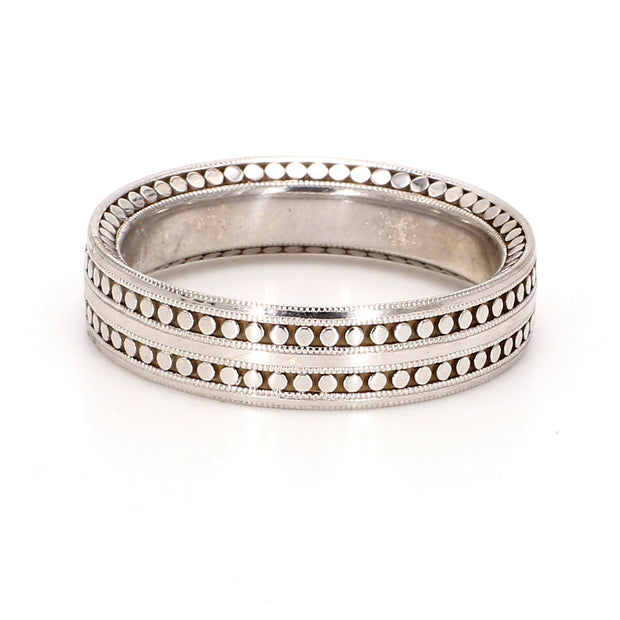 Tubetto Textured Plain Metal Band