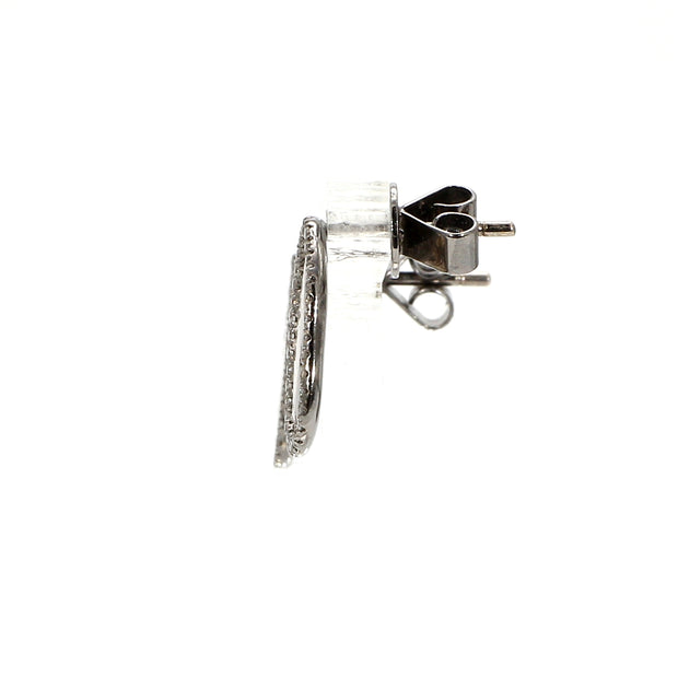 Diamond-Slice Diamond Earrings