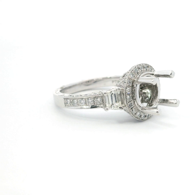 Halo Engagement Ring