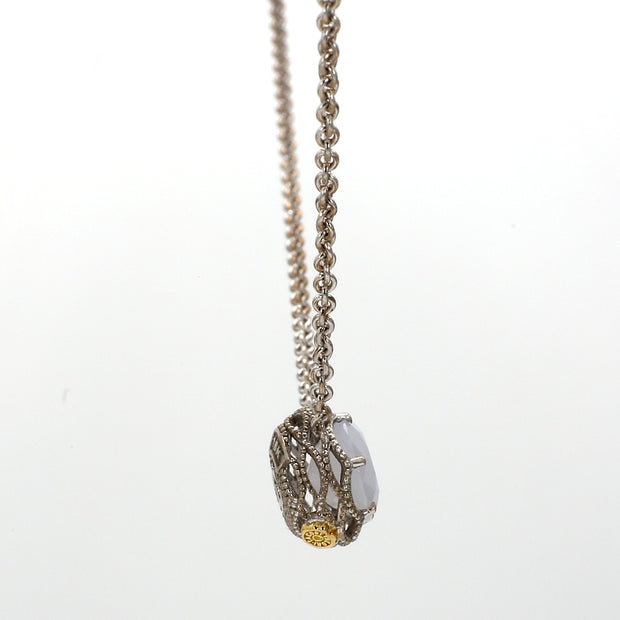 TACORI Chalcedony Stud Gemstone Necklace