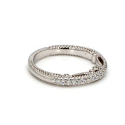 Intricate Diamond Platinum Band
