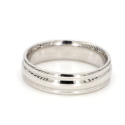 Semi-Rounded Polish Plain Metal Band