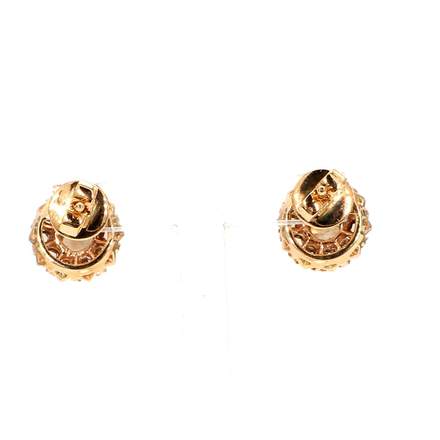 Champagne Diamond Earrings
