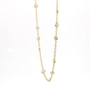 Diamond Station Necklace