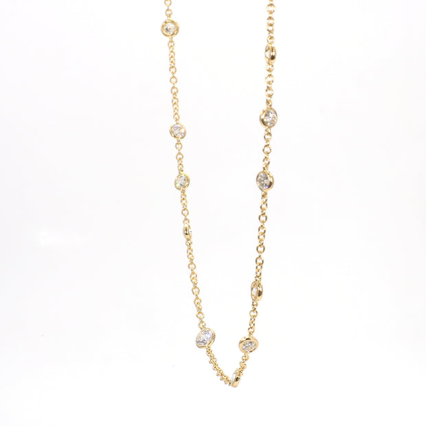 Diamond Station Necklace